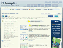 Tablet Screenshot of itsamples.com